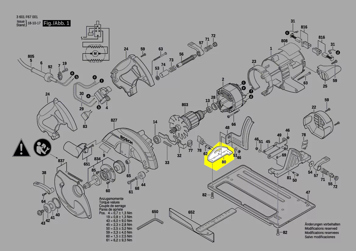 glissière réf. 1 619 P09 216 Bosch